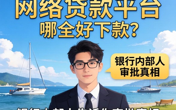 网络放贷款平台哪个好下款？银行内部人告诉你审批真相